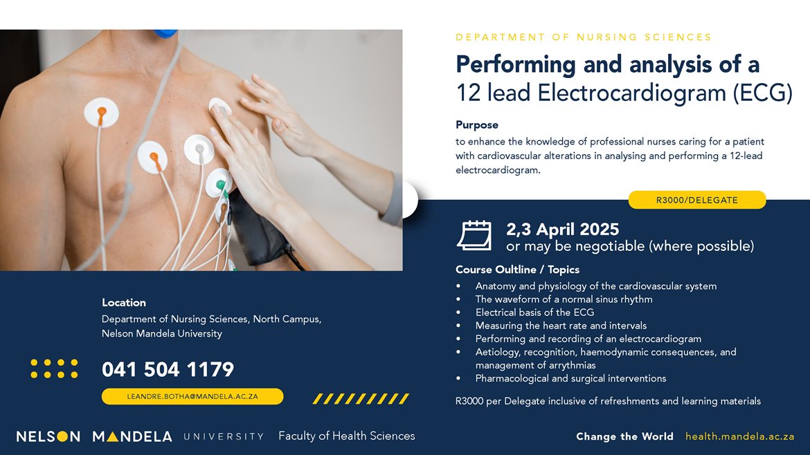 Performing and analysis of a 12 lead Electrocardiogram (ECG)